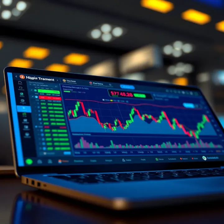 Illustration of a secure digital wallet and trading platform interface for Nigerian investors
