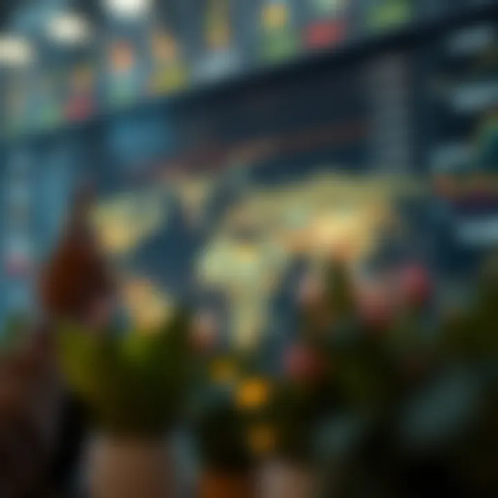 Digital representation of global currencies accessible through online trading platforms