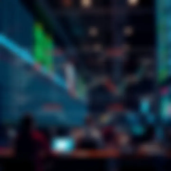 Diagram illustrating the foreign exchange market structure with currency pairs, brokers, and traders