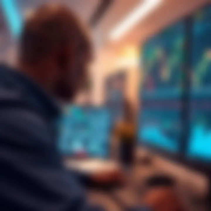 Screenshot of a widely used forex trading platform with charts and market indicators