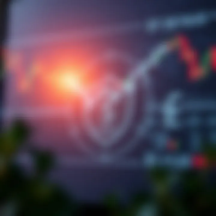 Graphic illustrating risk management concepts with currency symbols and protective shield