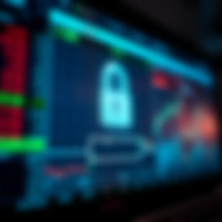 Security Features for Safe Forex Trading Online Secure login screen with padlock icon representing online trading security