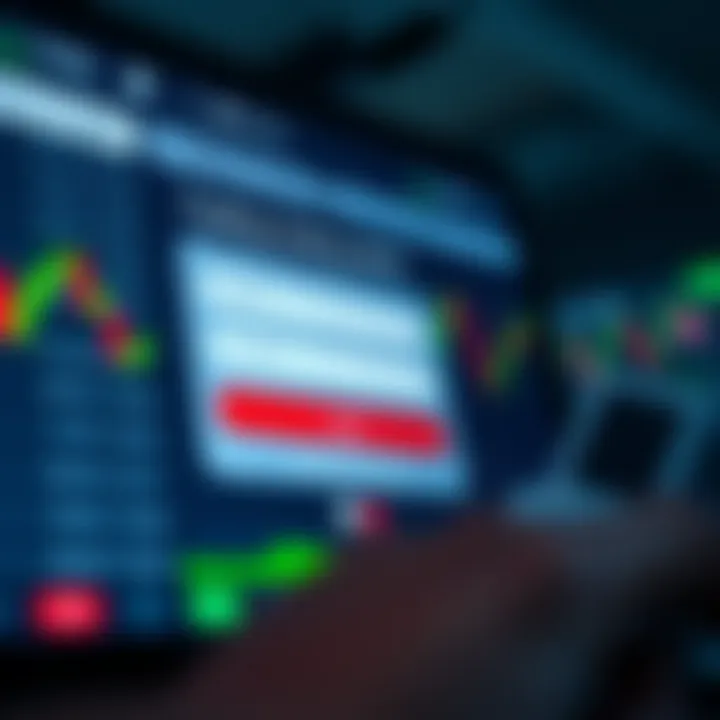 Illustration showing secure login and account setup on a trading platform