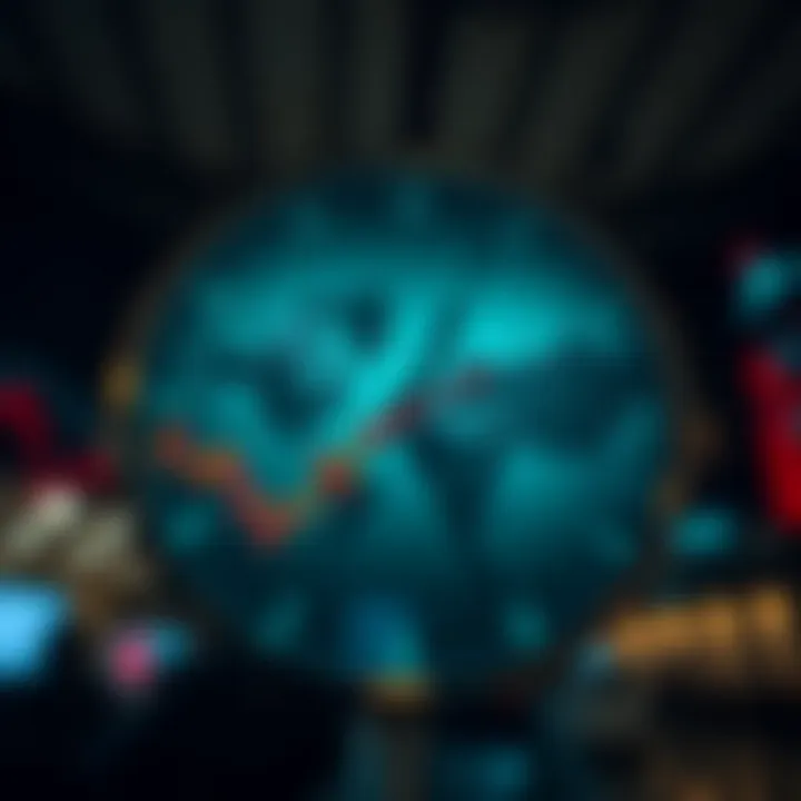 Global forex market clock highlighting major trading sessions