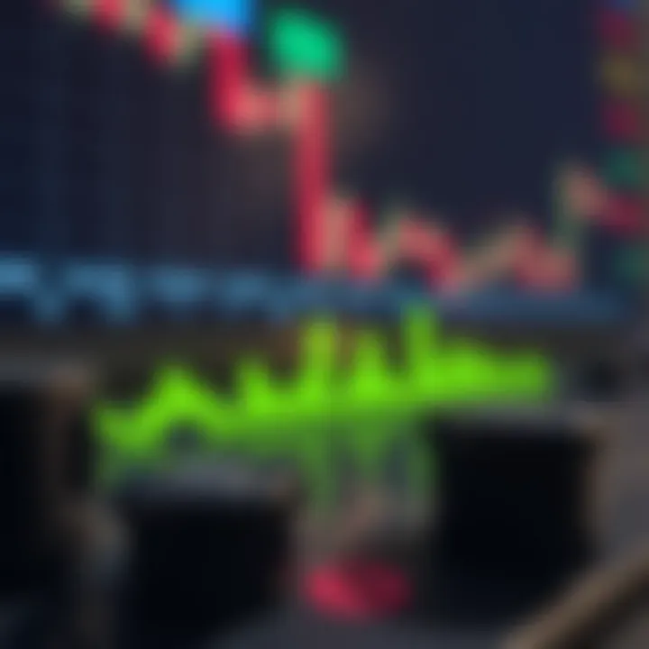 Conceptual illustration of selecting effective forex indicators with icons representing trend, momentum, and volume