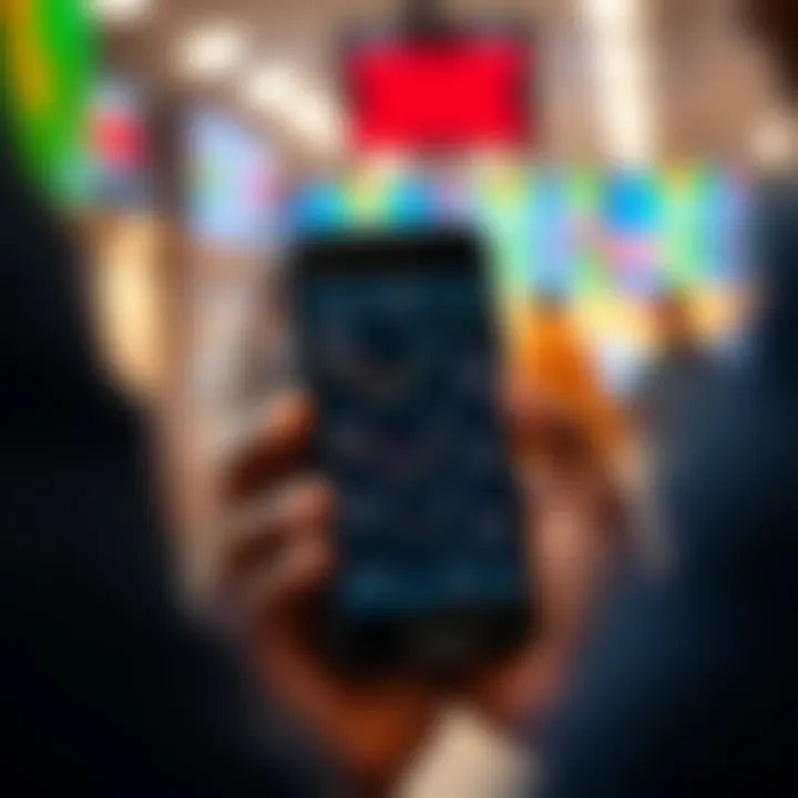 User interface showing popular features of a Nigerian trading app on a smartphone screen