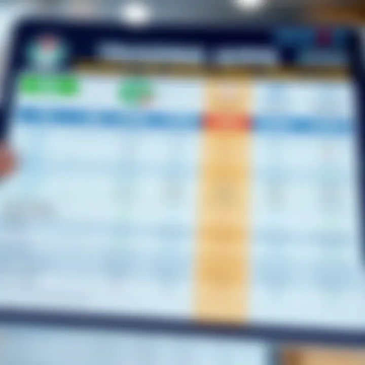 Comparison chart highlighting fees, user ratings, and platform features of popular trading apps in Nigeria