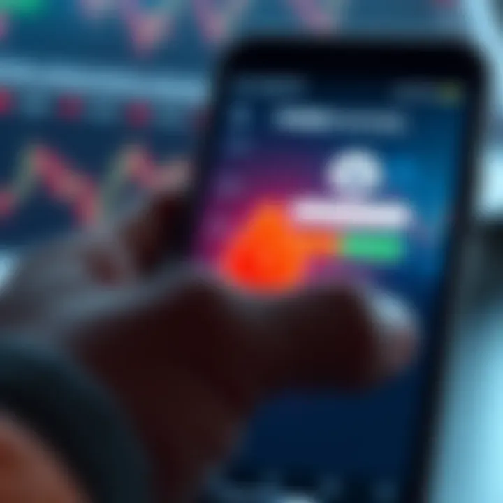 Secure Access Features for Forex Trading Accounts Secure login screen on a mobile device emphasizing trading account protection