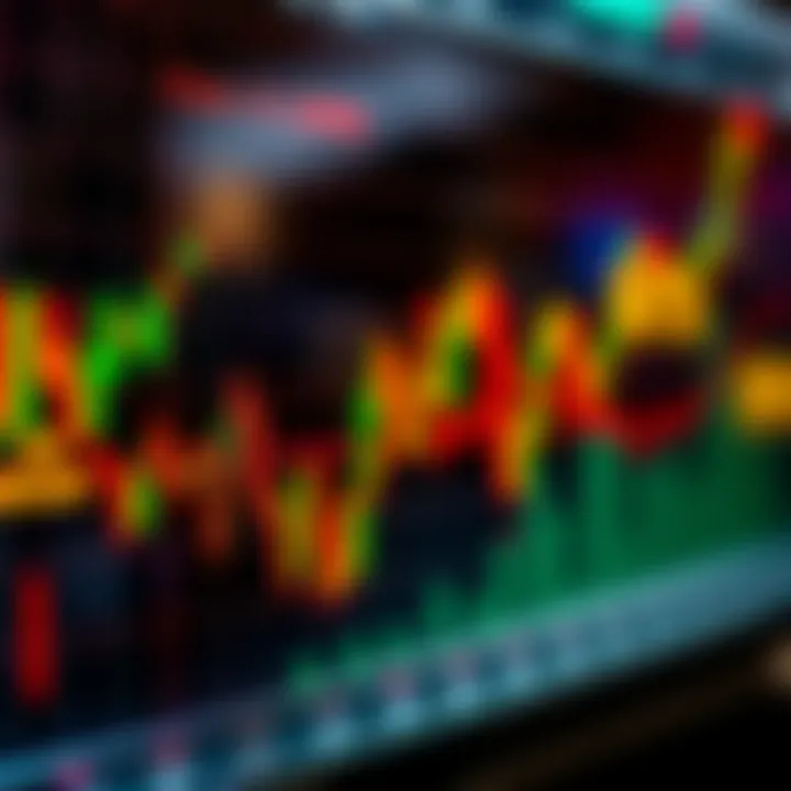Graph showing forex market trends with Nigerian naira currency symbols