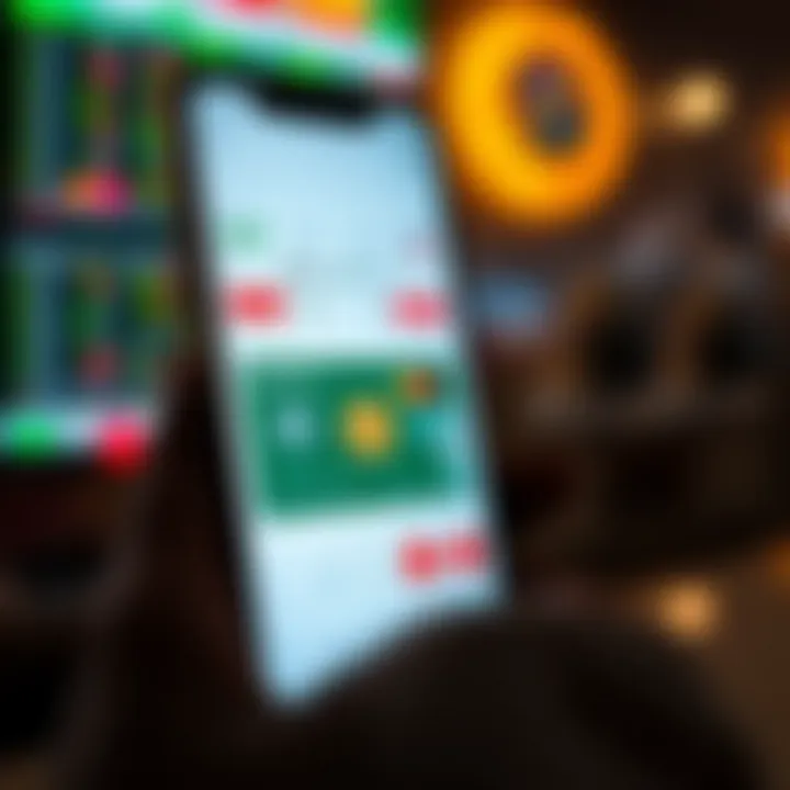 Mobile device displaying a secure gift card trading application interface with Nigerian currency symbols