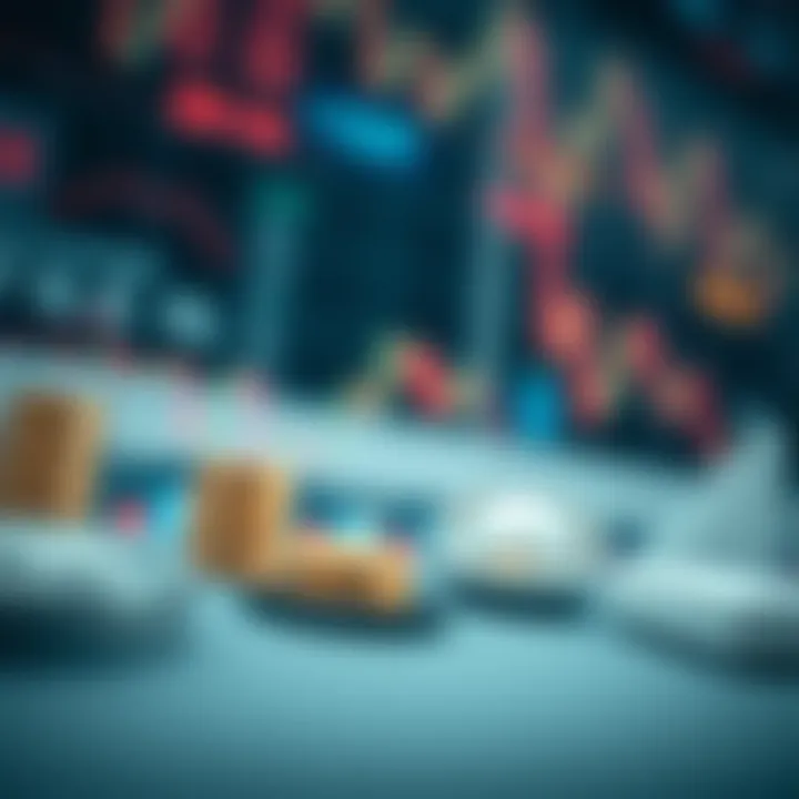 Conceptual illustration of risk management with secure financial symbols