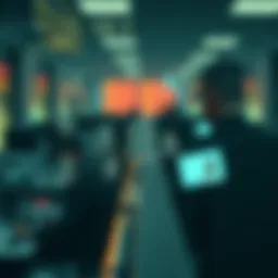 Diagram illustrating the connection of traders within an online binary options forum