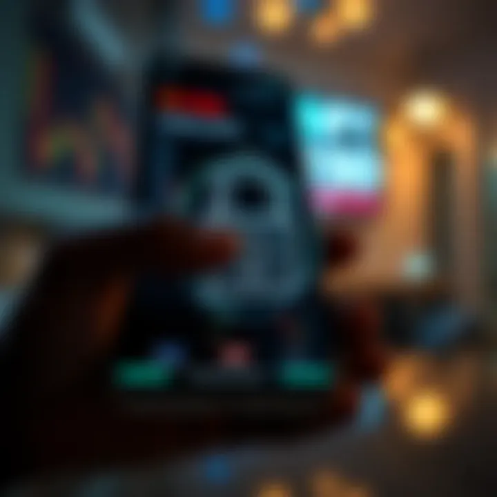 Secure digital padlock overlay on smartphone screen symbolizing protection in crypto trading apps