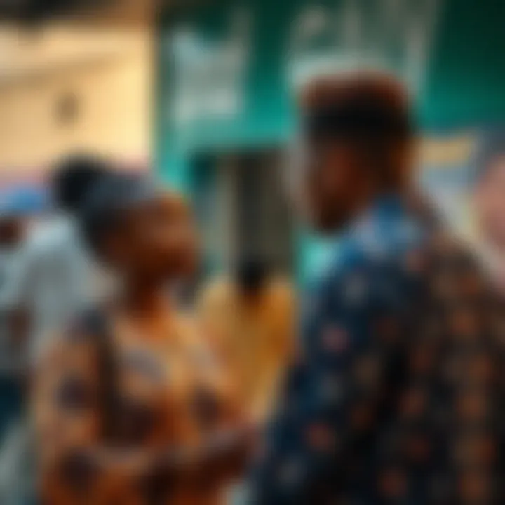 Two people in a respectful conversation illustrating understanding and acceptance of different pronouns