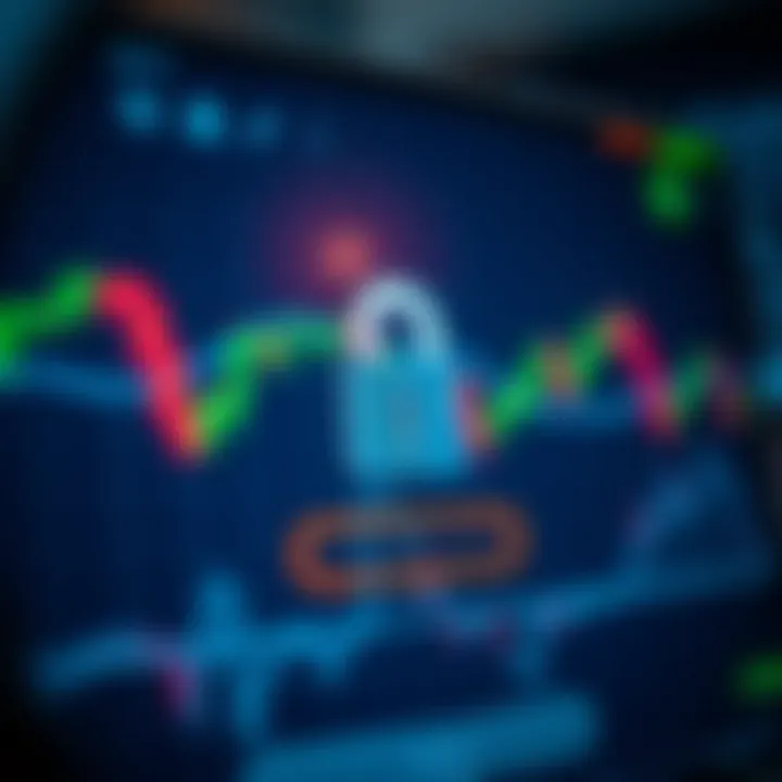 Secure login screen on a forex trading platform showcasing encryption and protection