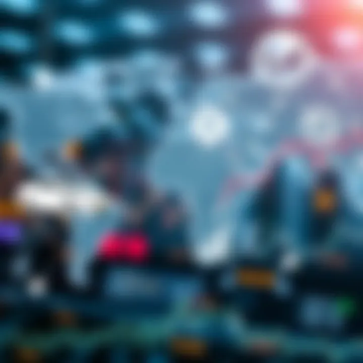 Abstract representation of global financial connections highlighting forex market accessibility