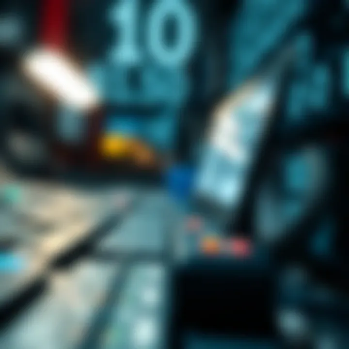 Visual representation of various binary code types and their application in modern electronic devices