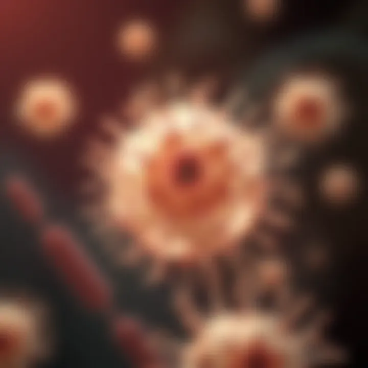 Illustration of a bacterial colony expanding through repeated binary fission