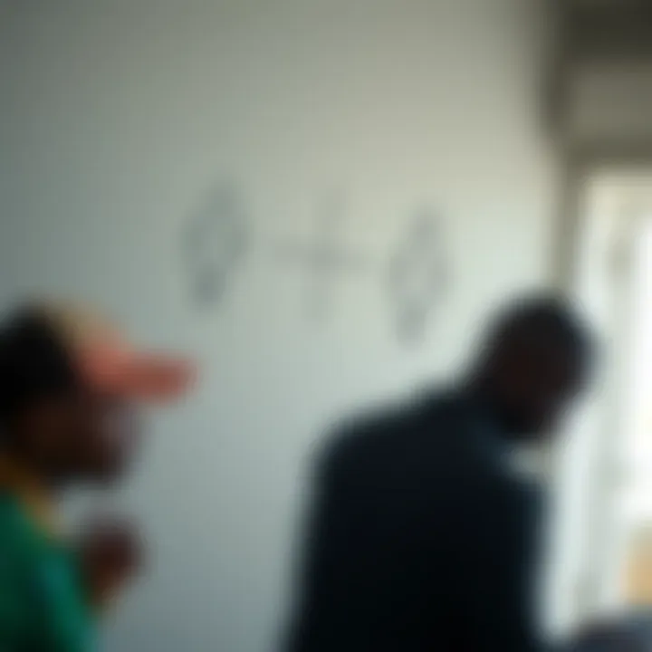 Diagram illustrating traditional male and female symbols connected by a dividing line representing binary gender concept