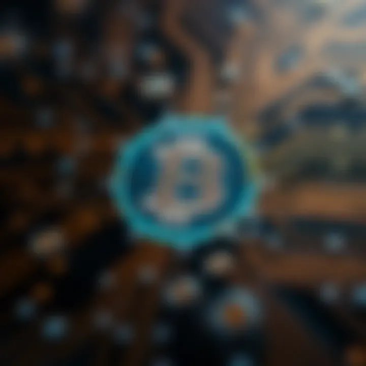 Visual representation of binary operations within a digital circuit