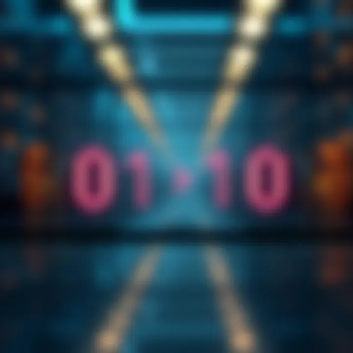 Diagram illustrating addition of two binary digits with carry over