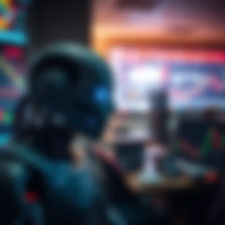 Conceptual illustration of benefits and risks of using binary option robots in financial markets