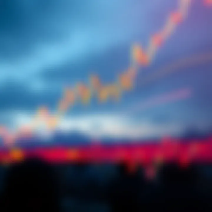 Illustration of a bullish continuation chart pattern showing an upward price trend with breakout signals