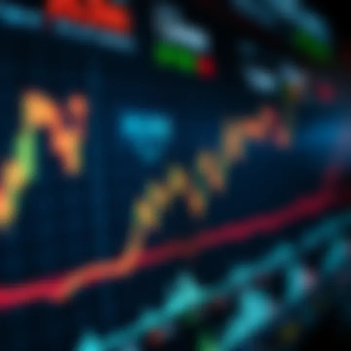Currency Exchange Rate Movements in Forex Trading Graph depicting currency exchange rate fluctuations in forex market