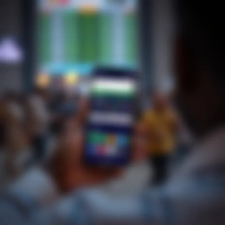 Mobile phone displaying a crypto trading app with Nigerian Naira and local platform icons