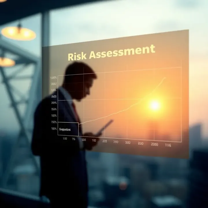 Conceptual diagram showing risk assessment and mitigation strategies for Nigerian companies