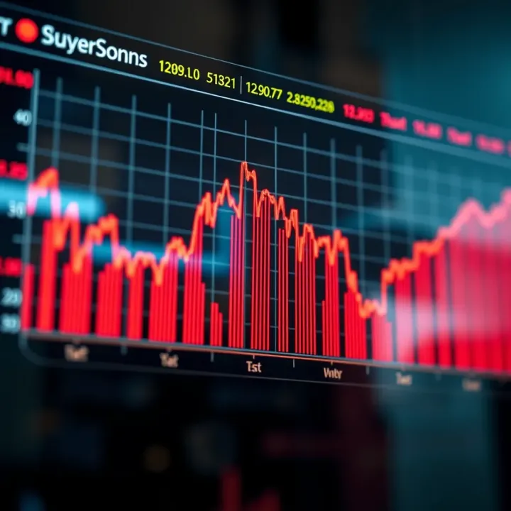 Graph showing market response to economic indicators in Nigerian and global markets