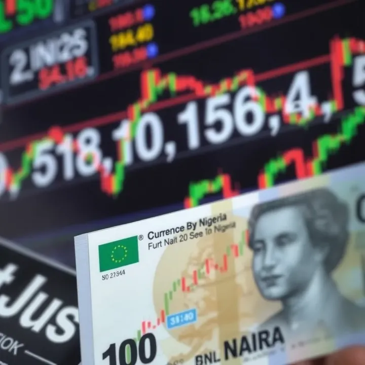 Forex trading chart showing currency exchange rates with Nigerian Naira focus