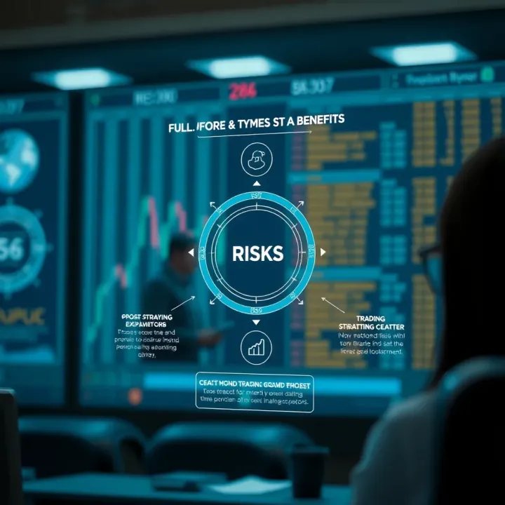 Diagram illustrating the risks and benefits of using Janice Binary platform for forex-related trading strategies