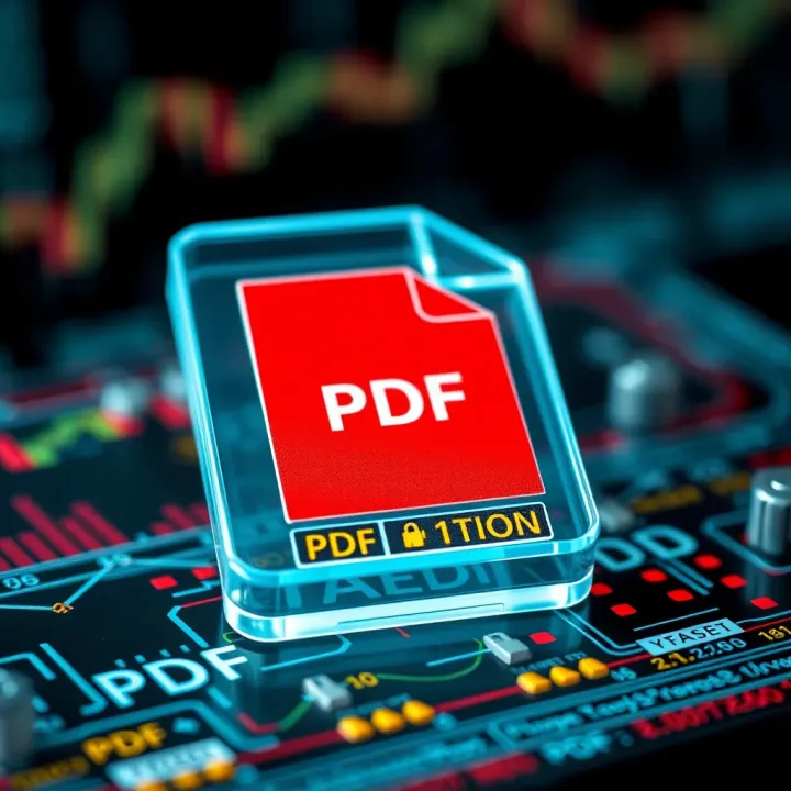 Components of PDF Files: Encryption, Compression, and Encoding Visual representation of PDF file components highlighting encryption, compression, and text encoding layers