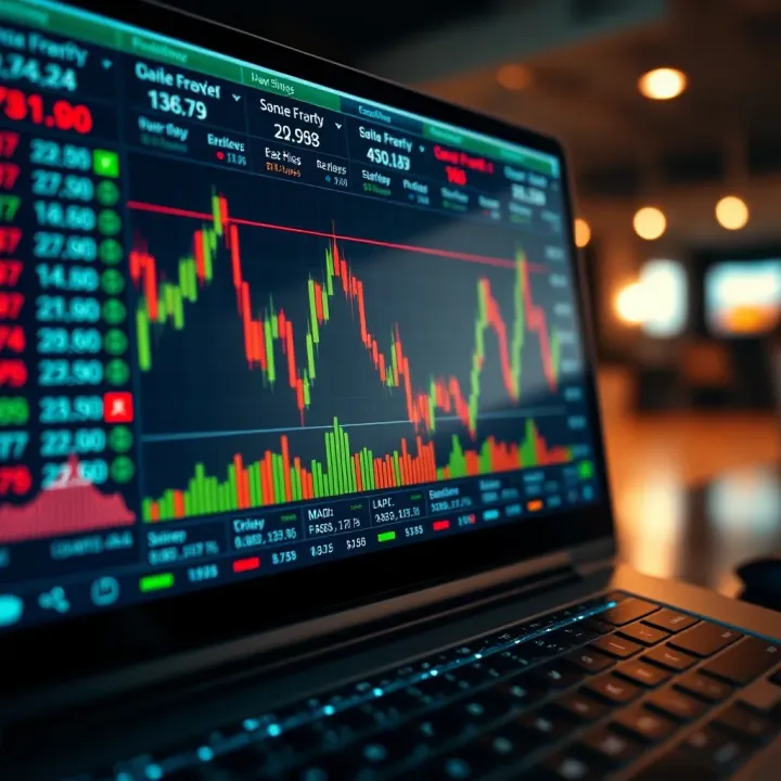 Screenshot of a popular forex trading platform interface used in Nigeria