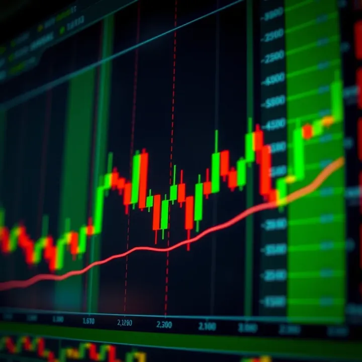 Bullish engulfing candlestick pattern signaling upward market reversal