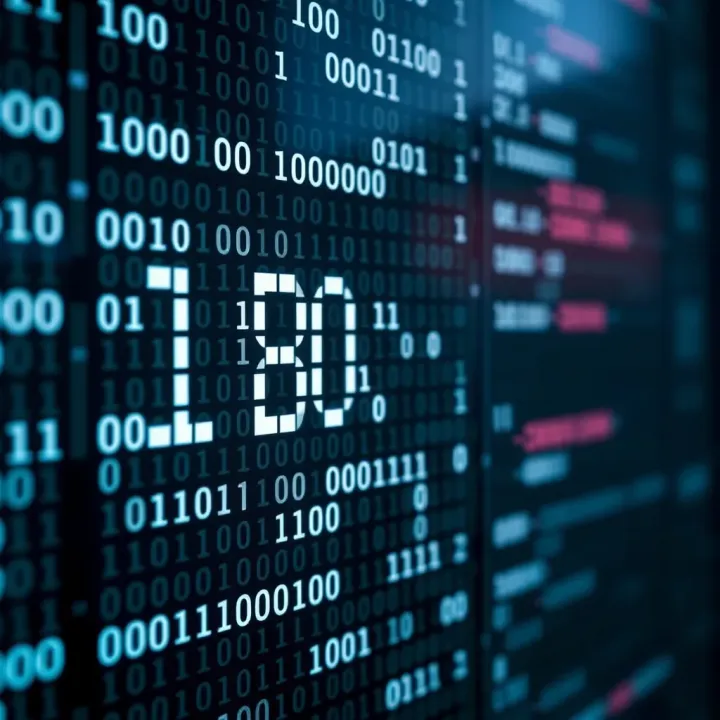 Illustration of how binary codes translate into computer instructions and data representation