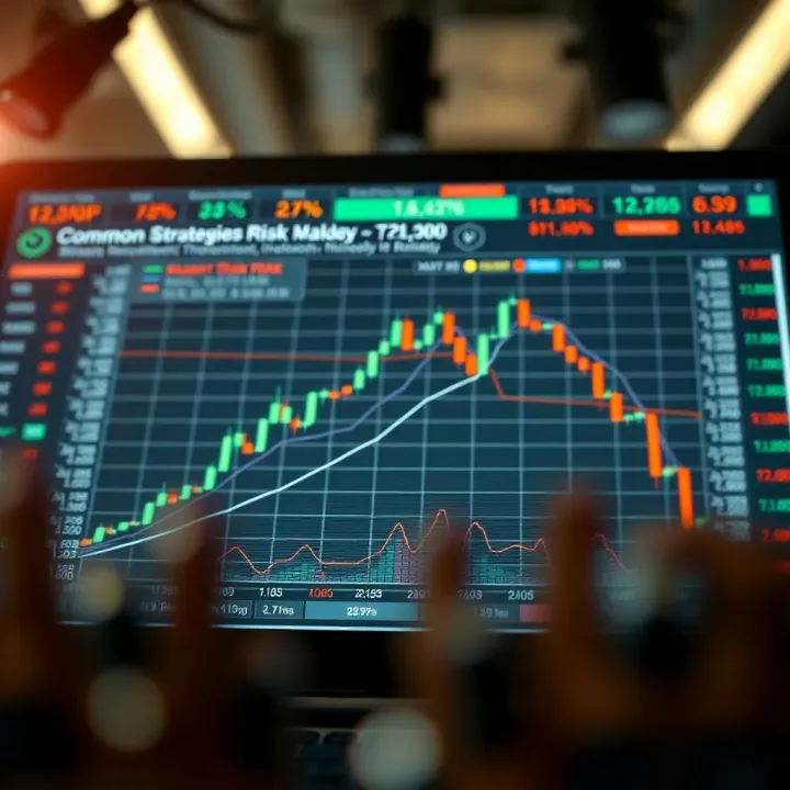 Common Strategies and Risk Management in Binary Investment Chart illustrating common binary investment strategies and risk management tips