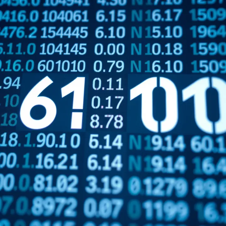 Conversion of Decimal to Binary Representation Visual representation displaying conversion of decimal number into binary code with place values