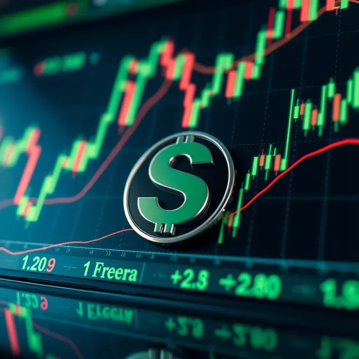 Graphic showing a Nigerian naira symbol alongside upward trending crypto charts representing trading opportunities and risks