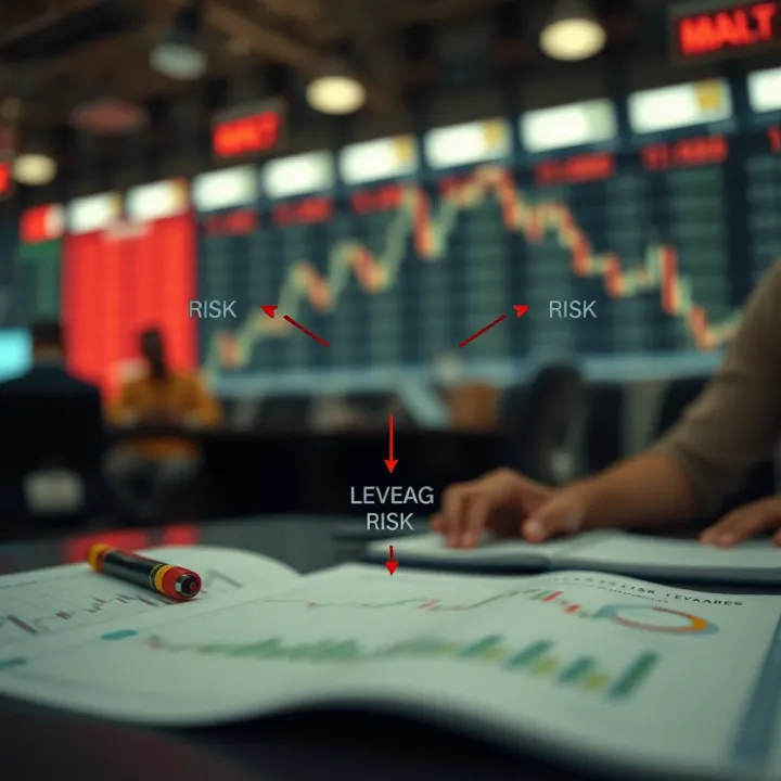 Diagram depicting risk management strategies for Nigerian forex traders using leverage