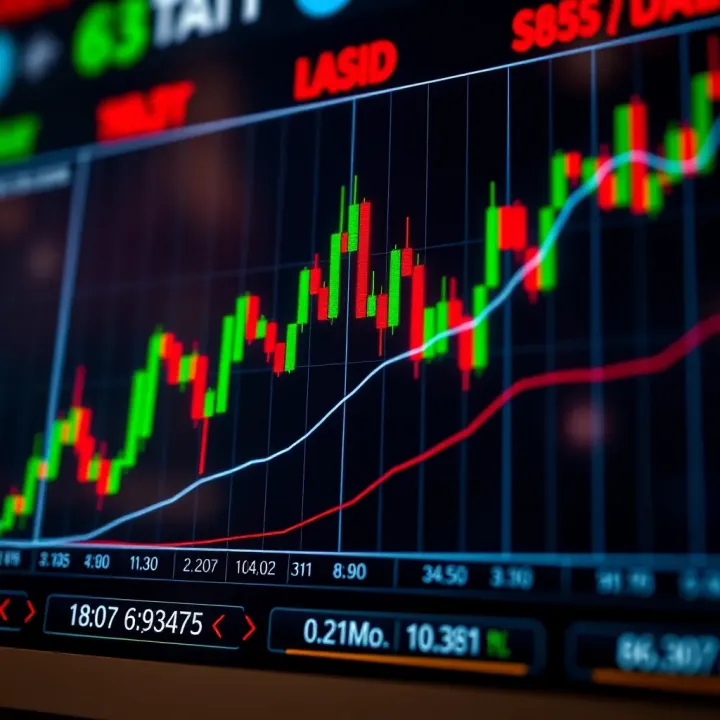 Graph showing the relationship between margin and leverage in forex trading