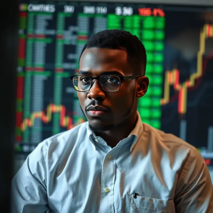 Conceptual representation of forex trading risks and protective strategies